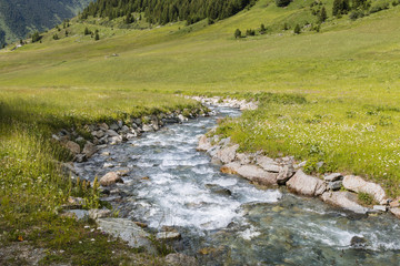 Jam River Near Galtur, Austria