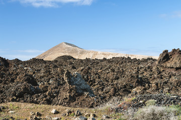 Montana Tinache In Lanzarote, Spain