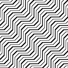 Design seamless monochrome zigzag pattern