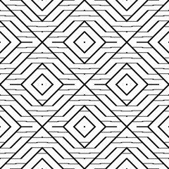 Design seamless monochrome geometric pattern