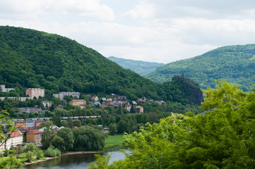 Fototapeta na wymiar Usti nad Labem, Böhmen, Tschechien