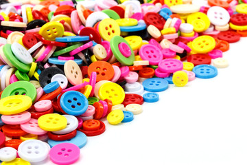 Colorful sewing buttons (clasper)