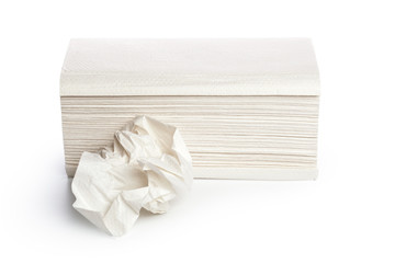 paper towels pile