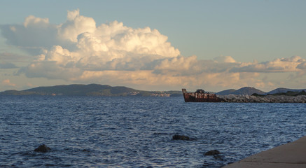 Blaue Stunde am Mittelmeer