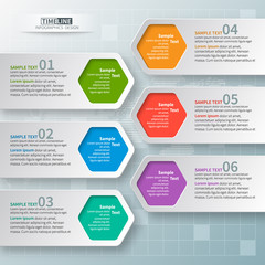 Abstract 3D Paper Infographics