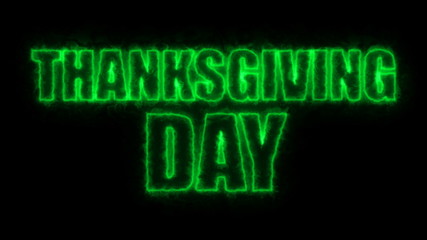 Thanks giving day text, 3d rendering background, computer generating, can be used for holidays festive design