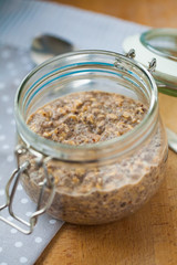 Chia oatmeal pudding