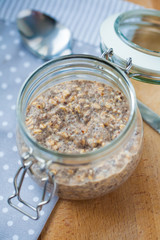 Chia oatmeal pudding