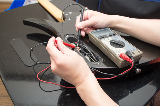 ギター　修理　改造　テスター