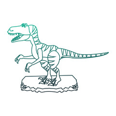 T rex cartoon vector illustration graphic design