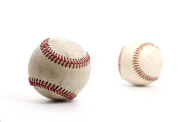 baseball ball on white background.
