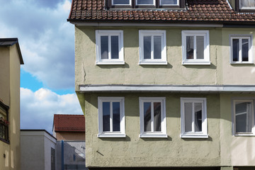historical city facades