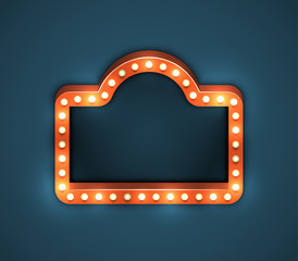 Light Bulb Frame Marquee