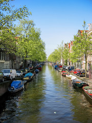 Fototapeta premium Amsterdam canal