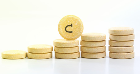 Flu prevention, vitamin c pills