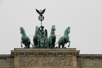 Quadriga auf dem Brandenburger Tor in Berlin © Angelika