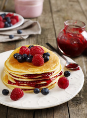Homemade pancakes
