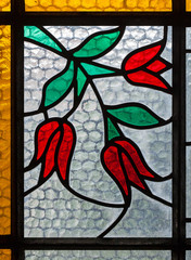 stained glass window for interior design
