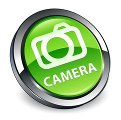 Camera 3d green round button