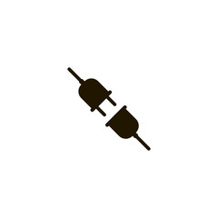 plug icon. sign design