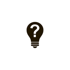 lightbulb icon. sign design