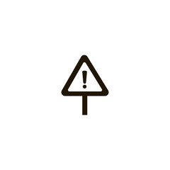 yield icon. sign design