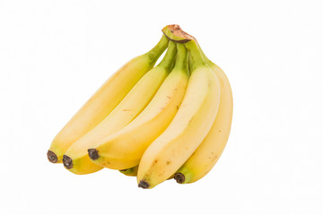 Sweet banana isolated on white background