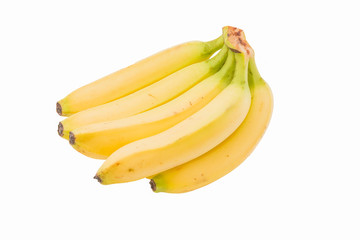 Fototapeta na wymiar Sweet banana isolated on white background