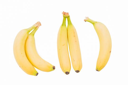 Sweet banana isolated on white background