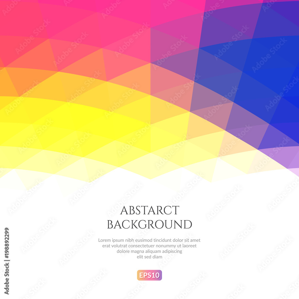 Poster abstract background of triangles. geometric texture. space for text.