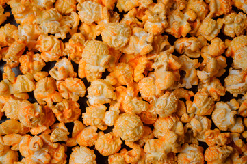 airy grains of yellow delicious roasted popcorn