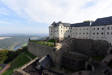 Festung Königstein, Zugangsbereich
