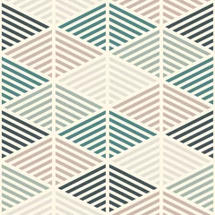 Printed roller blinds Rhombuses Seamless pattern with hatched diamonds. Scale wallpaper. Rhombuses and lozenges motif. Repeated geometric figures