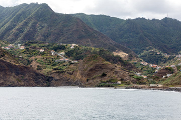  Porto da Cruz on the north coast of Madeira , Portugal
