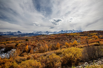 Amazing landscapes of San Juan national forest in Colorado, USA