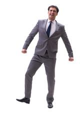 Businessman isolated on the white background