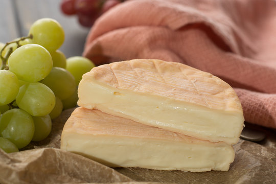 French soft strong smelling cheese Munster from Alsace