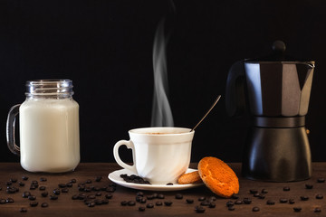 Obraz na płótnie Canvas cup of coffee 
