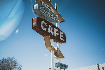 Retro Cafe Diner Sign
