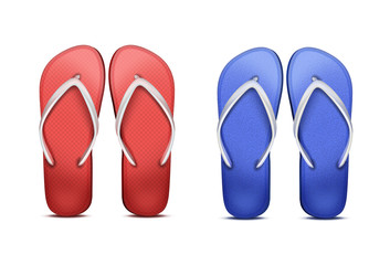 Two pair of flip-flops