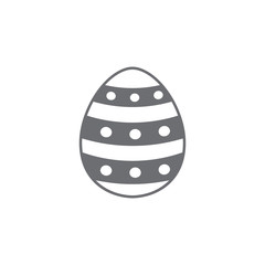 Easter egg icon. Simple element illustration. Easter egg symbol design template. Can be used for web and mobile