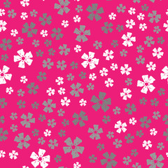 Vector seamless pattern whith small flowers