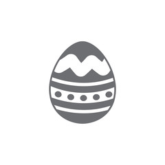 Easter egg icon. Simple element illustration. Easter egg symbol design template. Can be used for web and mobile