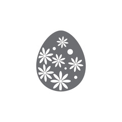 Easter egg icon. Simple element illustration. Easter egg symbol design template. Can be used for web and mobile