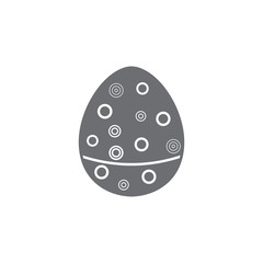 Easter egg icon. Simple element illustration. Easter egg symbol design template. Can be used for web and mobile