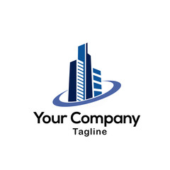 Skyscraper Logo Building Icon