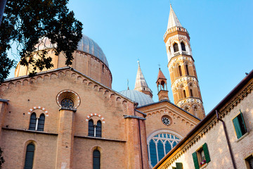 Fototapeta na wymiar Renaissance architecture of Padua. Basilica Of Santa Giustina.