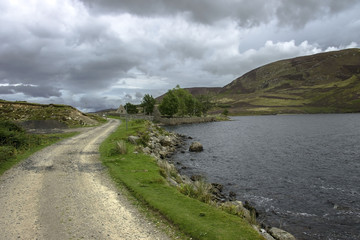 Loch Lee, Angus, Aberdeenshire, Scotland, UK. Cairngorms, south of the Grampian Mountains.