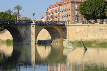 Fototapeta premium Río Segura en Murcia, España