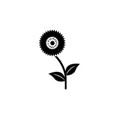 Flower icon. Simple element illustration. Flower symbol design template. Can be used for web and mobile